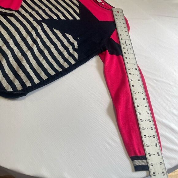 FOIL Star Pullover Stripe Sweater Size Large - Picture 5 of 11